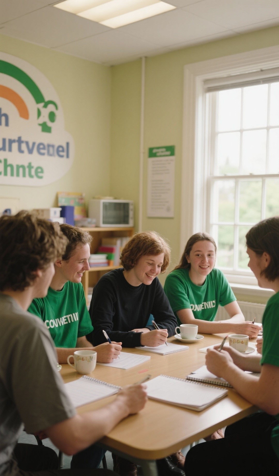 Volunteers collaborating